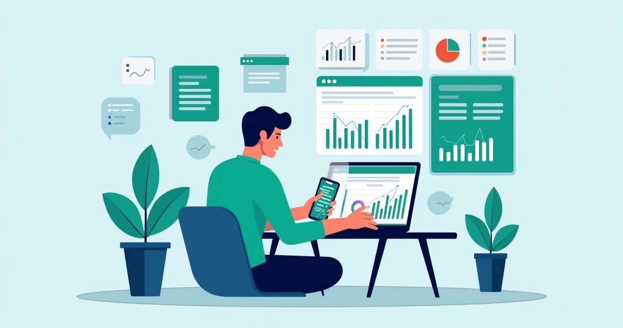 Gráficos e métricas de vendas pelo WhatsApp 