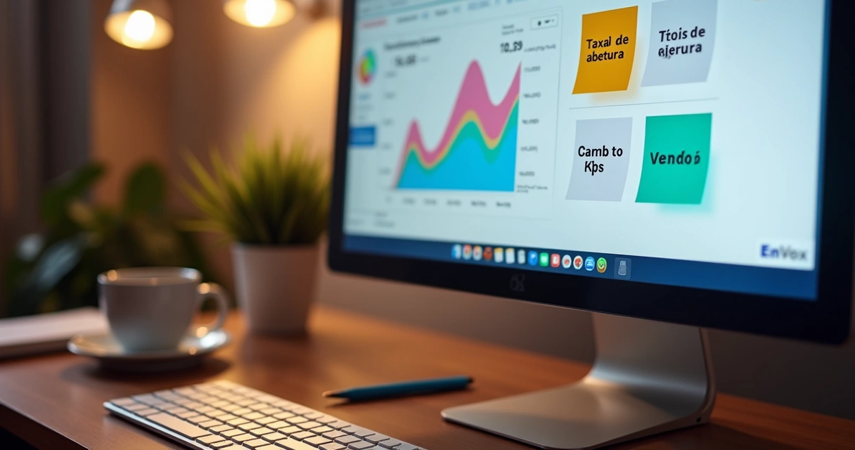 Painel com métricas de campanha de setembro 