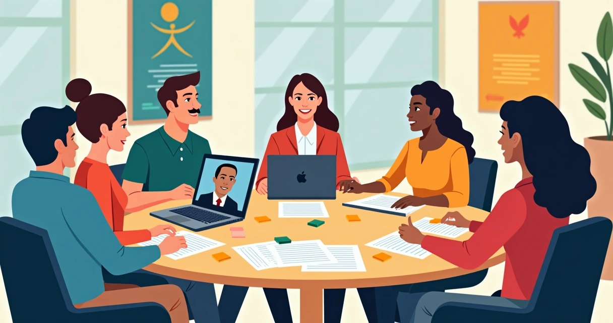 Equipe avalia discurso com recursos de acessibilidade