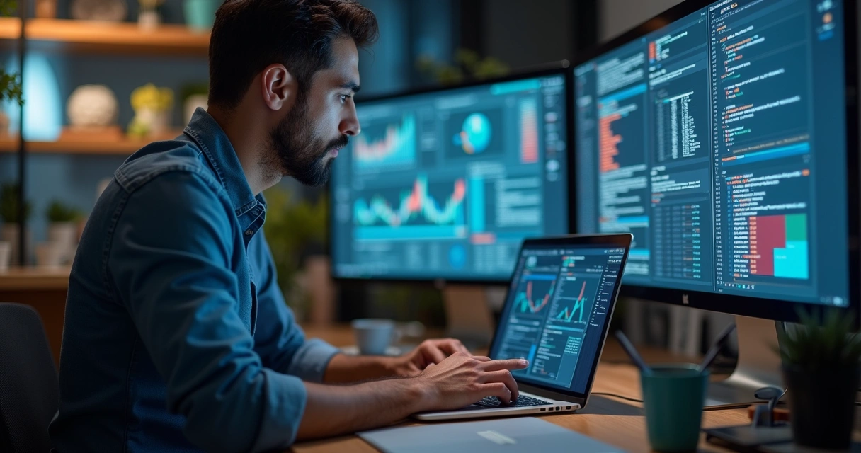 Pessoa analisando currículo digital com destaques em erros e melhorias para vaga global de UX 