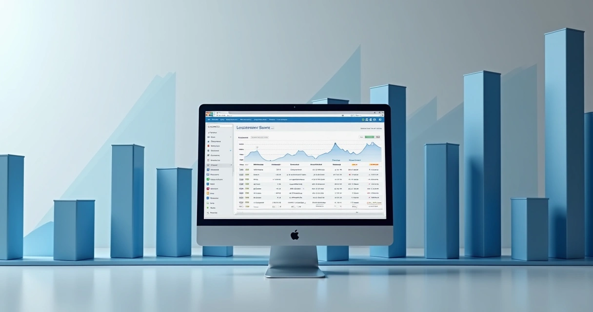 Gráfico com barras representando níveis de score de crédito 