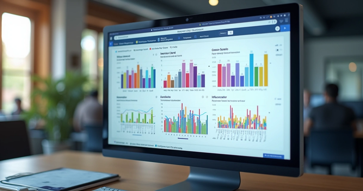 Dashboard com análise de feedbacks por grupo B2B 
