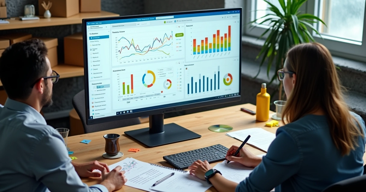 Dashboard de análise de feedbacks de marketplace híbrido com gráficos coloridos 