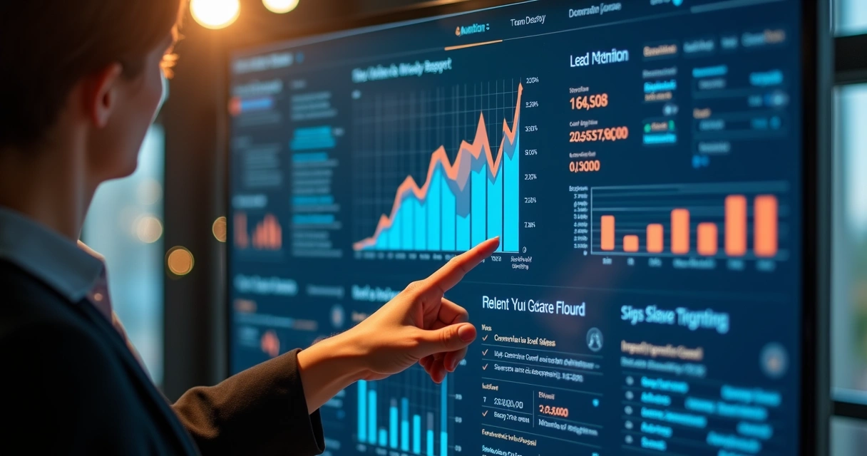 Análise detalhada do funil digital com gráficos e painéis