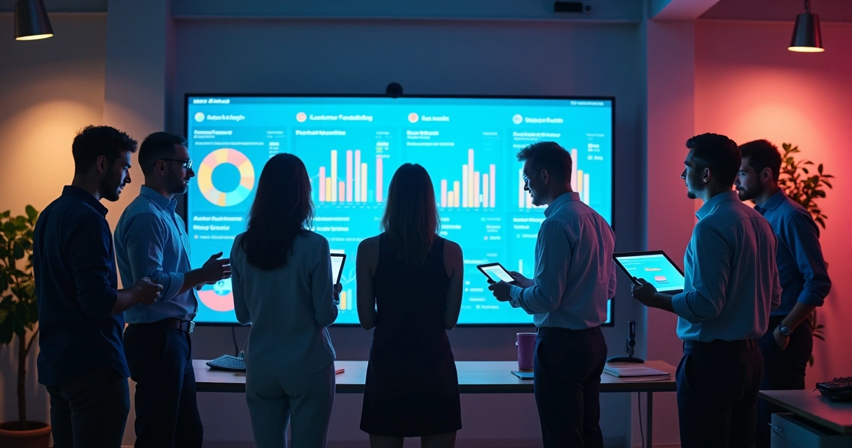 Interface de dashboard com gráficos de análise de feedbacks automatizados por IA 