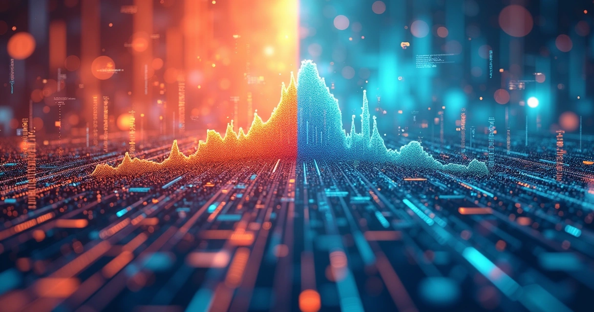 Gráfico colorido cruzando diferentes interesses de consumo dentro do e-commerce 