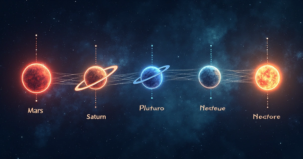 Astrologia mostrando conexões entre planetas e aprendizados kármicos 