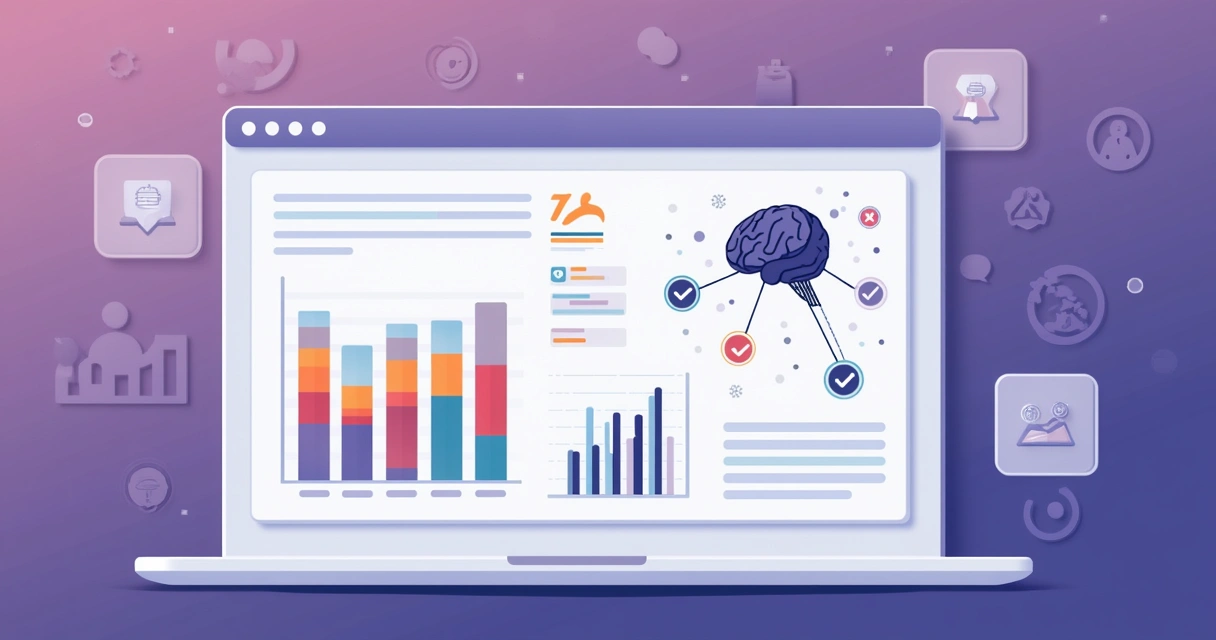 Painel digital com gráfico de leads classificados por potencial e inteligência artificial analisando dados 