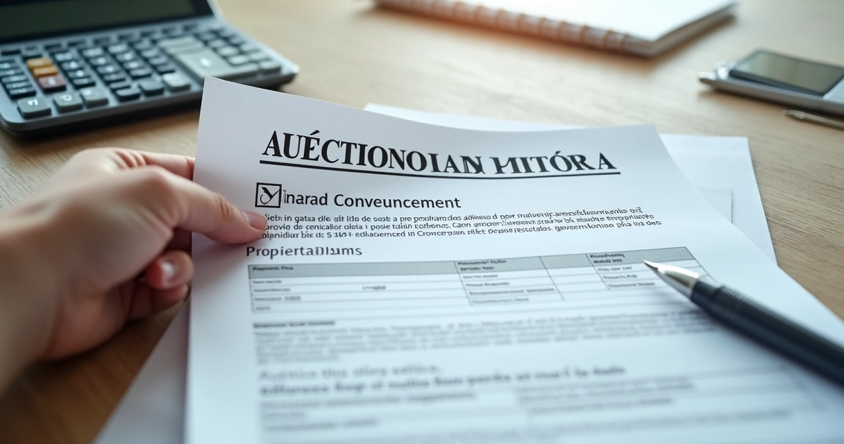 Análise de matrícula e edital de imóvel para leilão imóvel