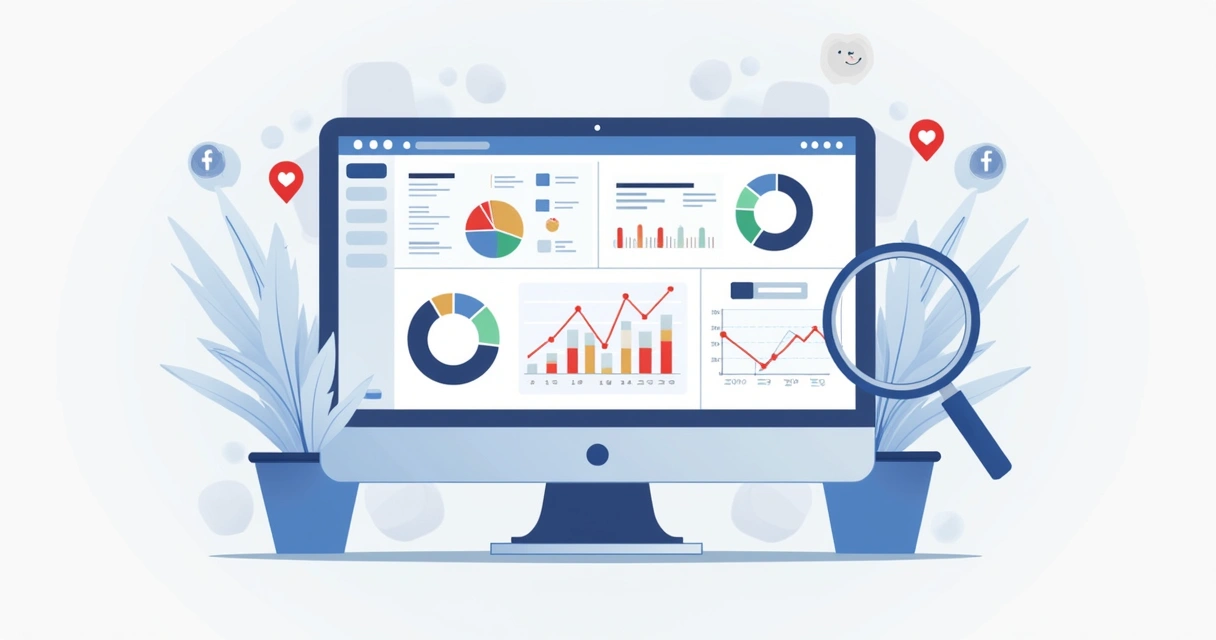 Painel de análise de menções com gráficos de sentimento positivo e negativo 