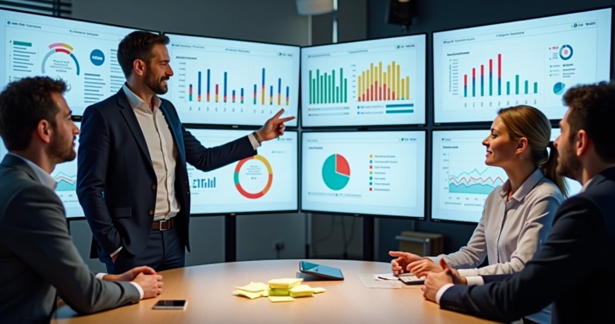6 erros na avaliação de desempenho de parceiros SaaS Dashboard com gráficos de análise de desempenho de parceiros SaaS