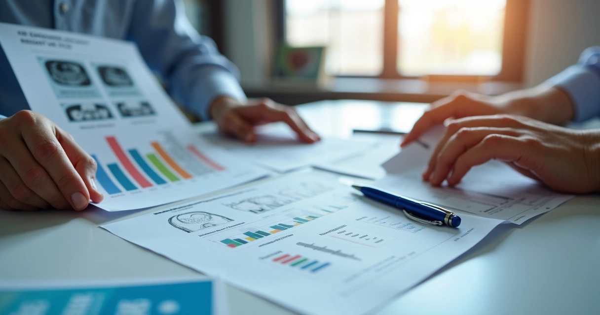 Análise de gráficos de retorno financeiro em consultório odontológico