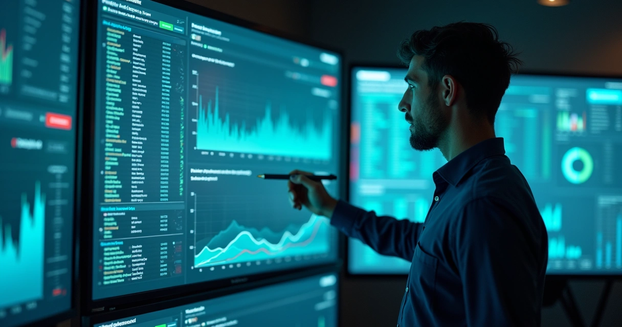 Especialista em TI analisando painel de monitoramento de endpoints 