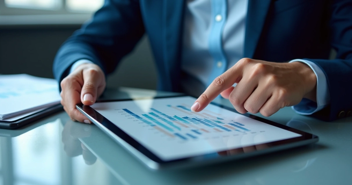 Gráfico de NPS em escritório de advocacia moderno 