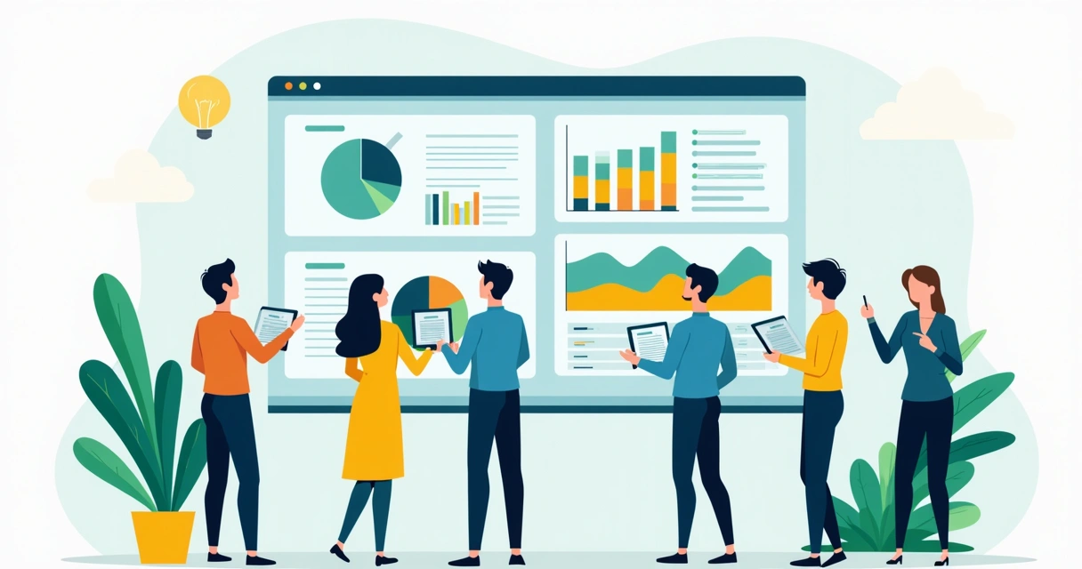Painel digital com dados segmentados sobre sócios de sindicato 