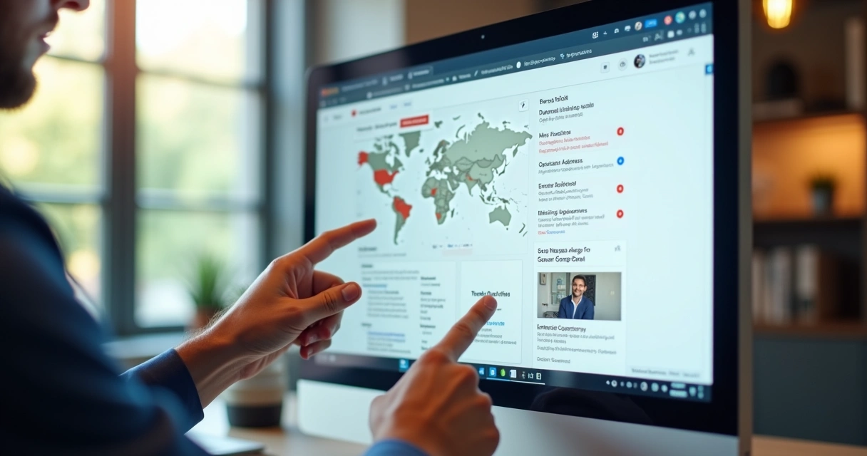 Tela de análise de perfil Google com erro de duplicidade 