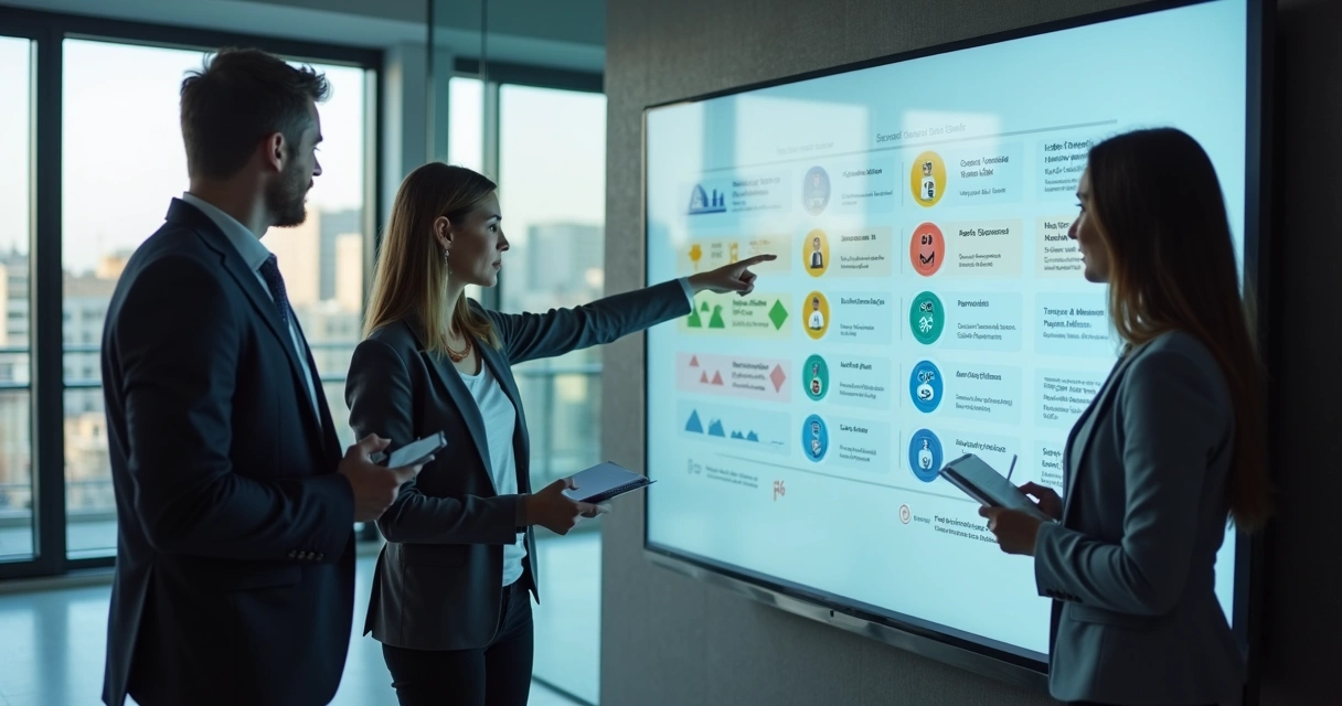 Equipe analisando permissões em sistemas digitais