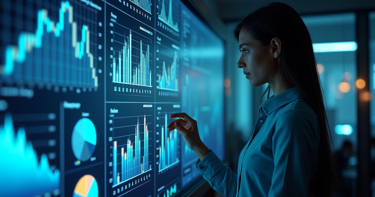 Painel digital de análise preditiva de negócios 