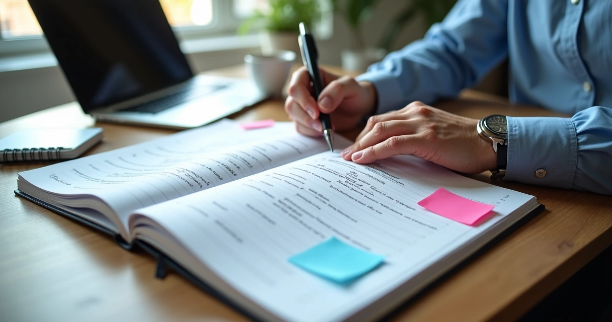 Análise de anotações sobre promessas e falhas de concorrentes em caderno empresarial 