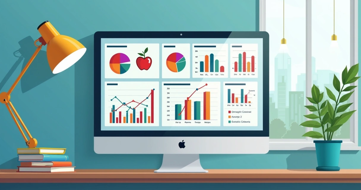 Plataforma digital mostrando análise de perfil de eleitores 