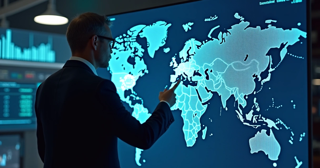 Análise de painel mostrando público por geolocalização 
