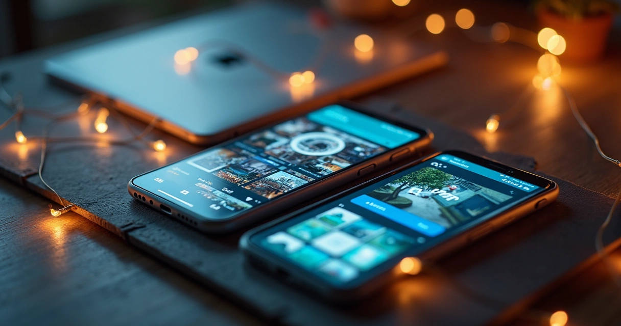 Representação das principais redes sociais lado a lado 