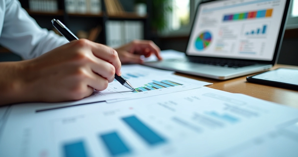 Análise de relatório financeiro por microempresário 