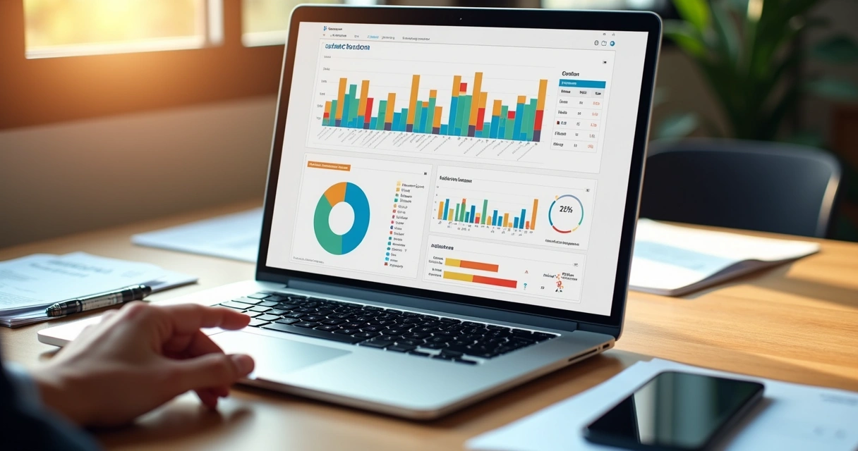 Lead report analysis on a notebook