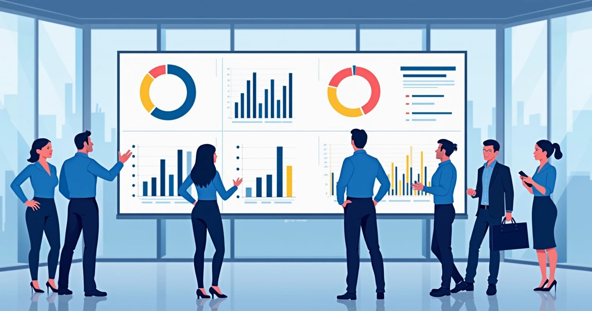 Relatórios detalhados de campanhas de landing pages em tela grande 