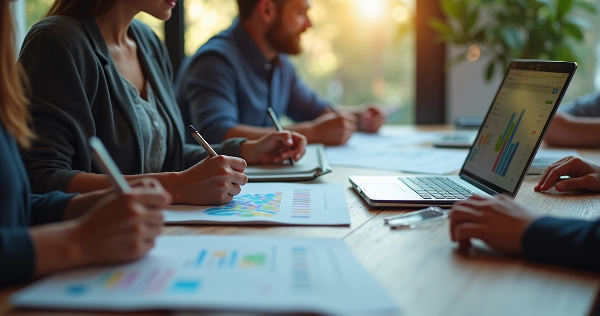 Gráficos e dashboards de análise de campanhas digitais 