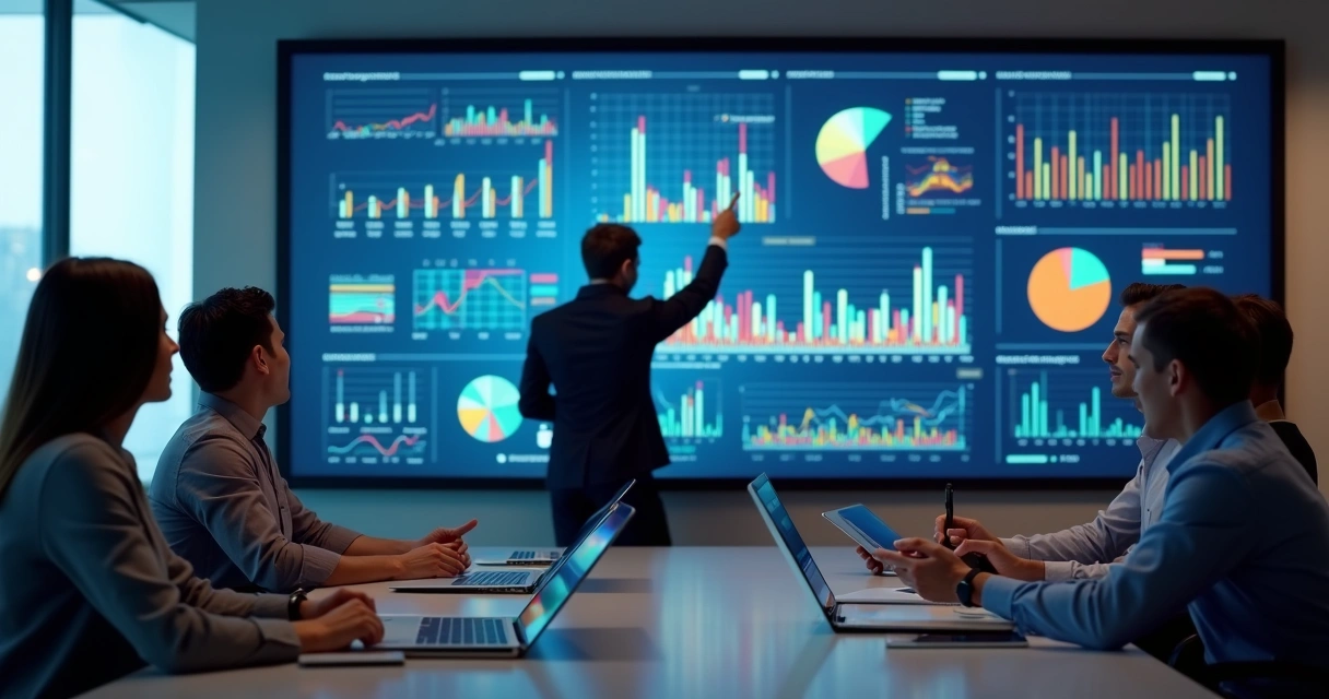 Gráfico de resultado de vendas em redes sociais 