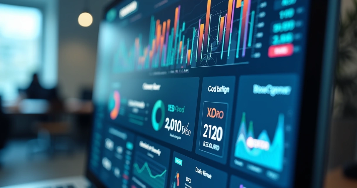 Dashboard digital mostrando métricas de ROI em vendas automatizadas via WhatsApp com gráficos e números detalhados 