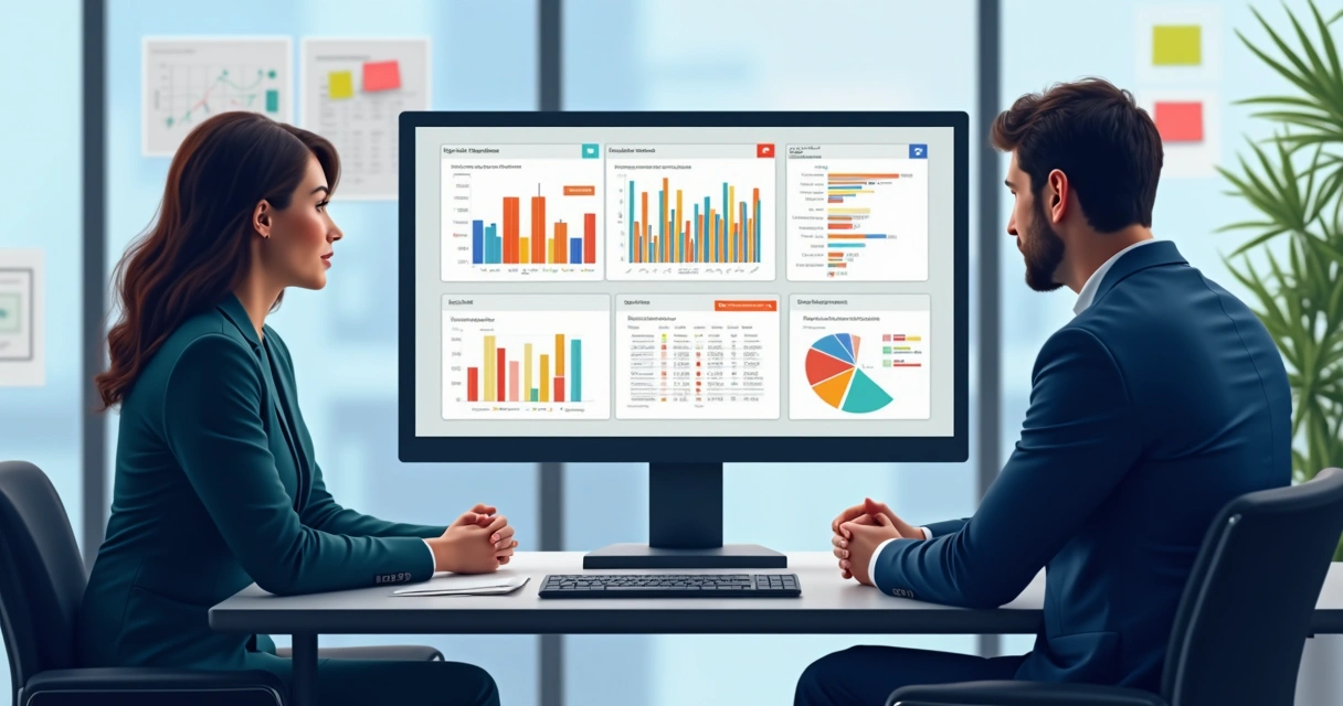 Dashboard com análise de dados de leads e pontuações