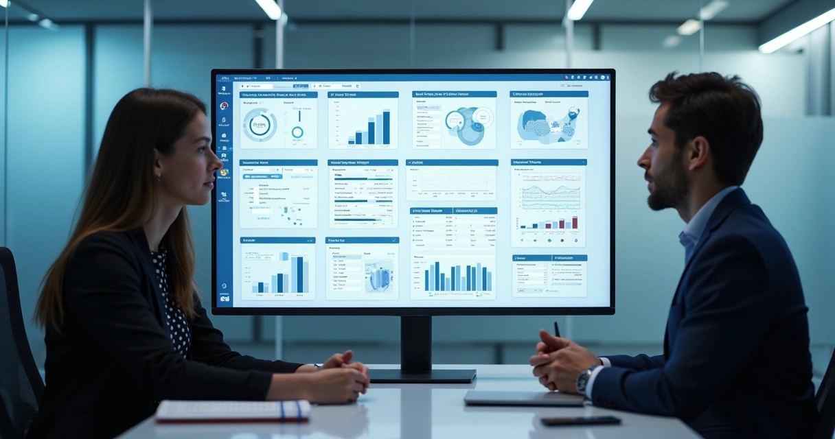 Equipe analisando segmentação B2B em dashboard 