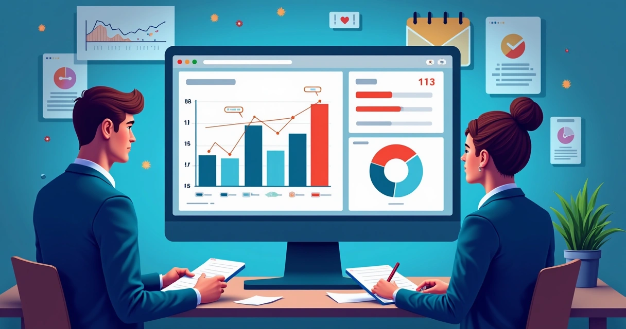 Gráfico mostrando análise de sentimento em respostas a e-mails 