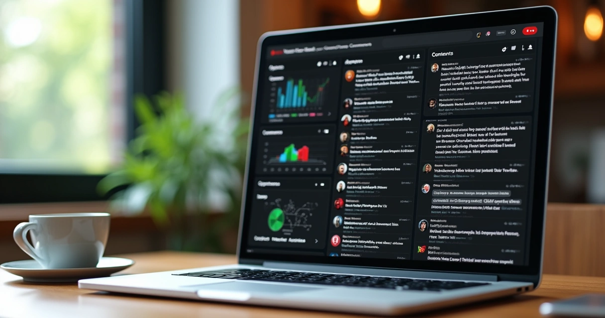 Resultados de análise de sentimento de comentários sobre o canal 