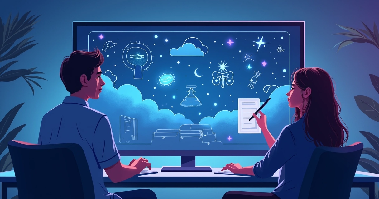 Psicanalista analisando sonhos em sessão digital 