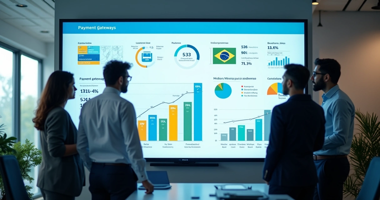 Comparação visual de taxas gateways pagamento ecommerce Brasil 