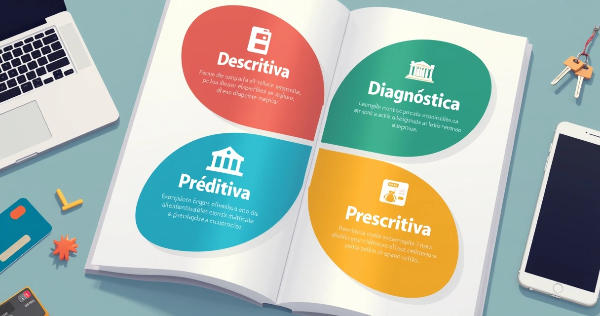 Quadro explicando tipos de análise de dados na hotelaria 