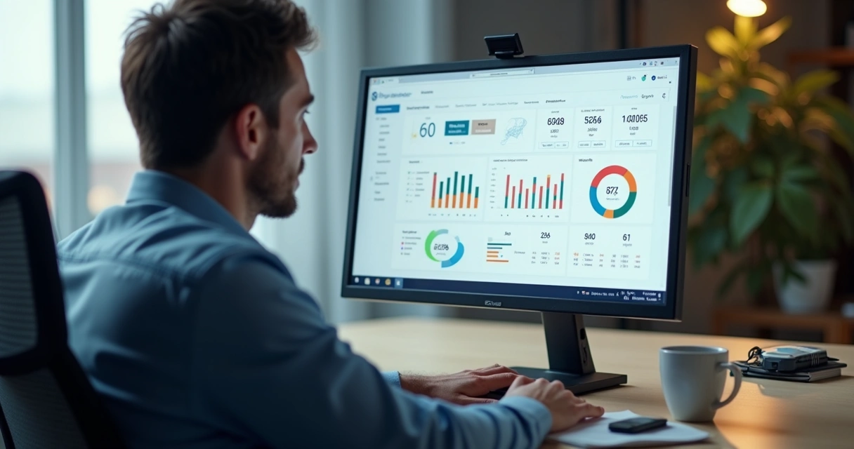 Pessoa analisa resultados de polymarket em tela de computador