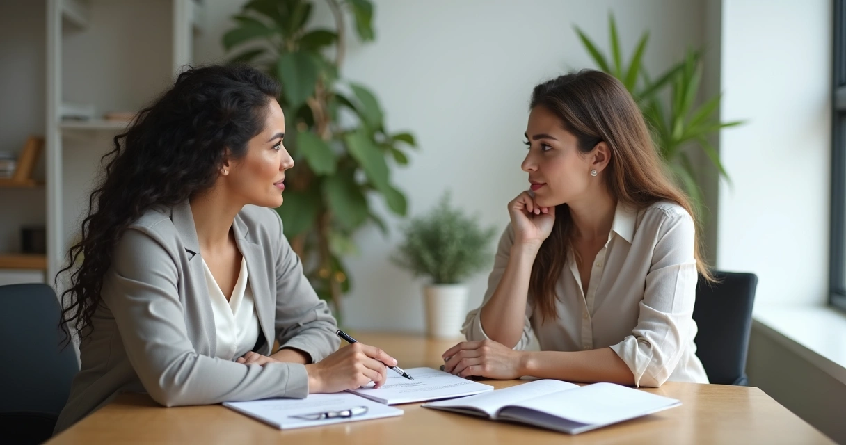 Avaliação interpessoal entre recrutador e candidato durante entrevista