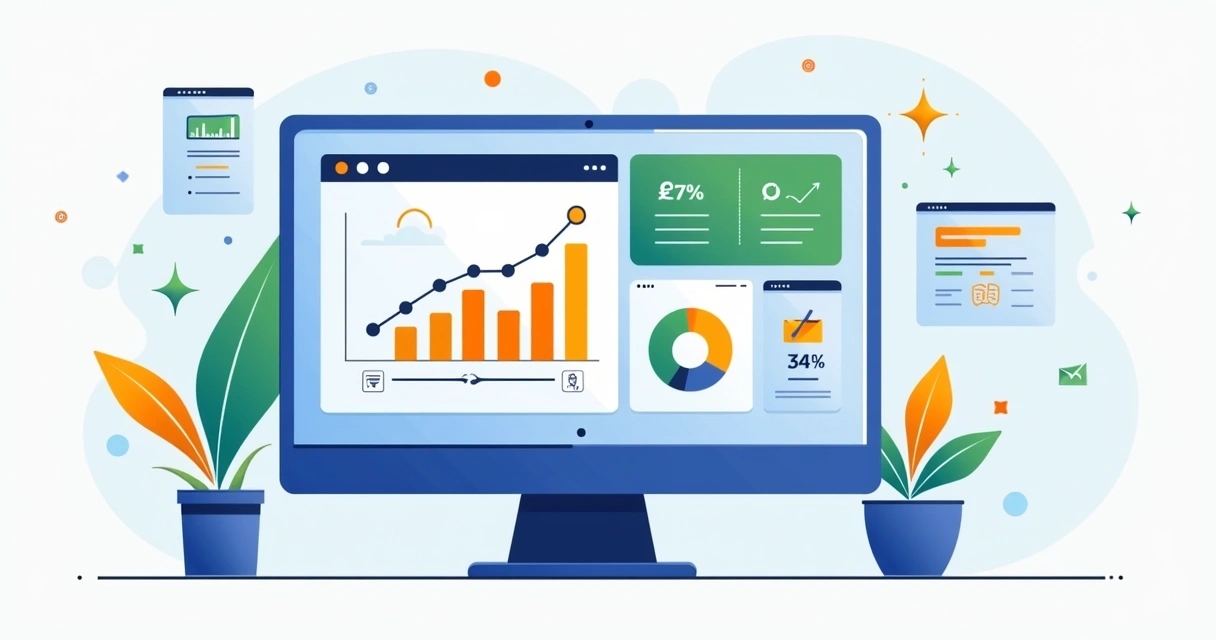 Painel de analytics de vídeos para cursos online 