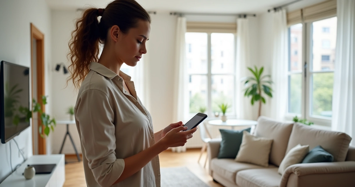 Anfitrião acompanhando reservas pelo celular 
