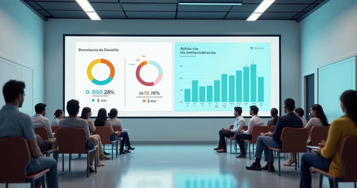 Comparação antes e depois de resultados de marketing digital em clínica odontológica: sala de espera vazia e depois cheia 