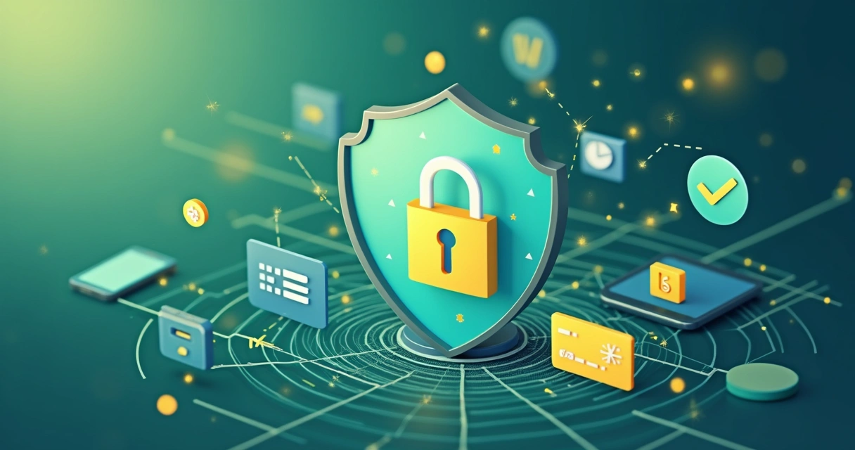 Sistema antifraude digital protegendo transações online 