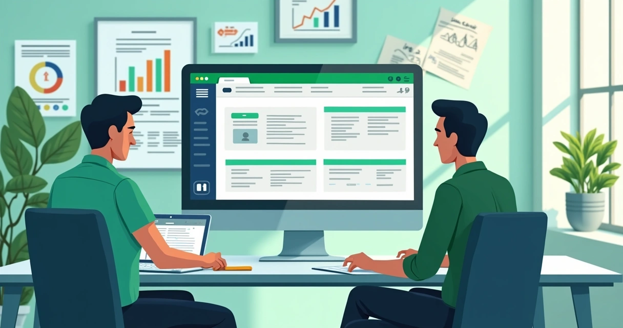 Equipe analisando gráficos antifraude em painel digital 