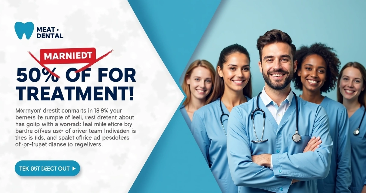 Anúncio odontológico com oferta financeira proibida