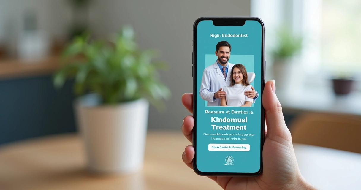 Exemplo criativo de anúncio para endodontista na rede social