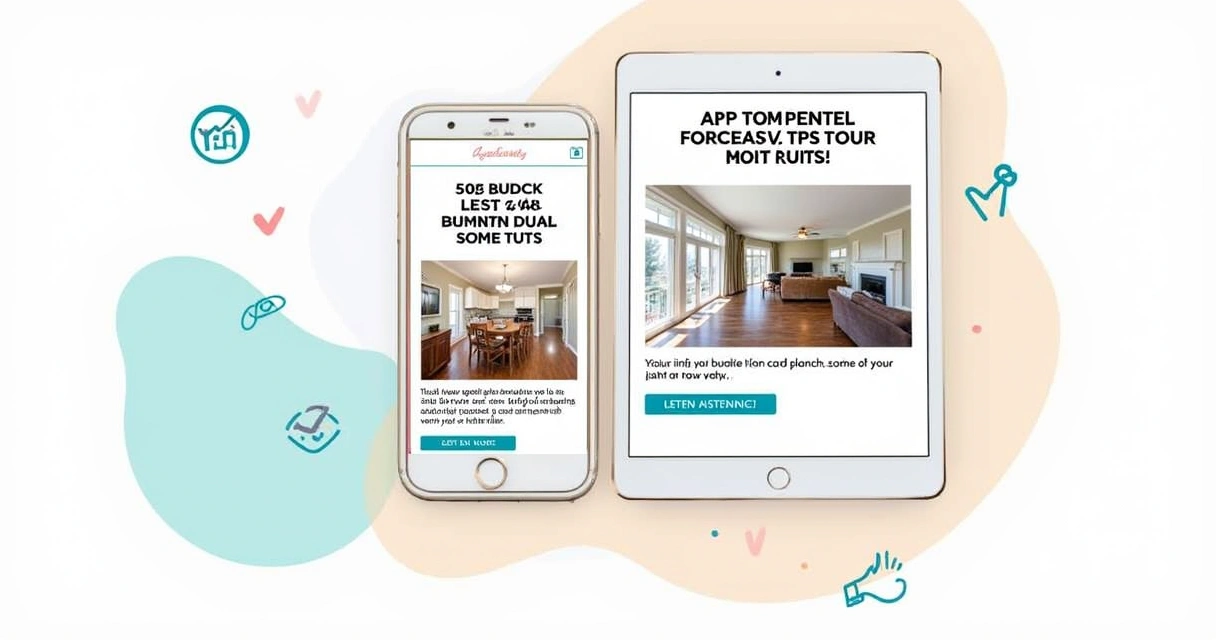 Imagem de anúncio digital de apartamento para alugar