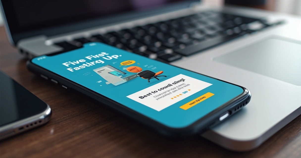 Exemplo visual de anúncio digital persuasivo 